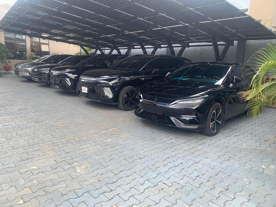Brand-new 2025 electric vehicles newly arrived at Enerplaz in Port Harcourt